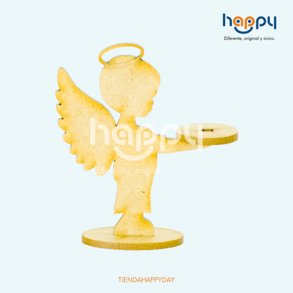 Recuerdo religioso porta velas - Productos de madera MDF - Happy day