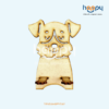 Porta celular de MDF - Productos de madera MDF en forma de perrito - Happy day