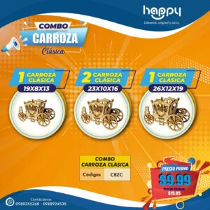 Combo Carroza Clásica - Combos de productos de MDF Happy day